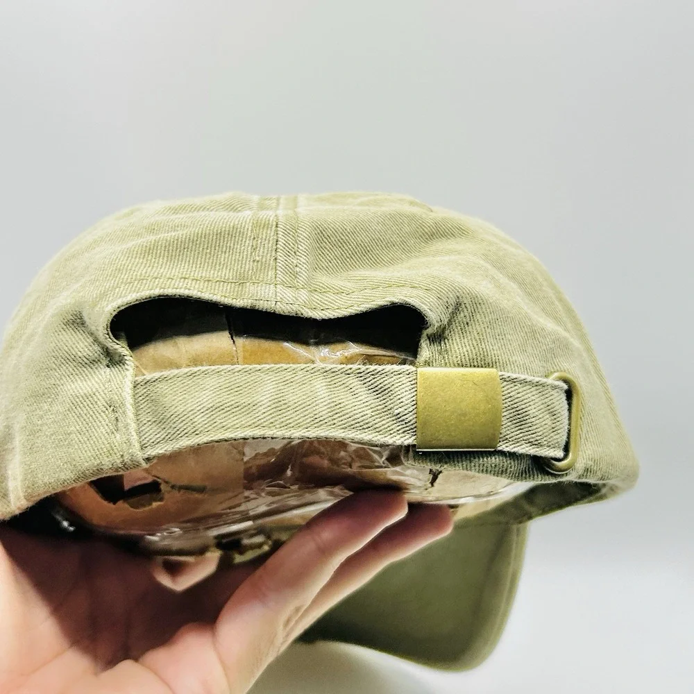 Mickey Mouse Unbranded Character DIstressed Hat Cap Adjustable Strapback Green